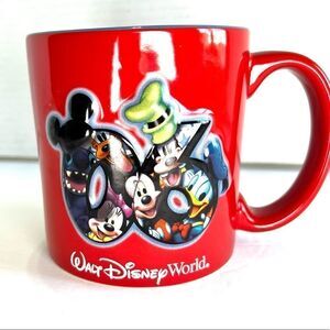 NWT! Walt Disney World Parks 2006 Coffee Mug Mickey Mouse Donald Pluto Goofy